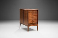 Frits Henningsen Frits Henningsen Rosewood Cabinet with Tambour Door Denmark 1950s - 1801246