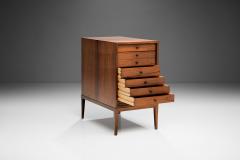 Frits Henningsen Frits Henningsen Rosewood Cabinet with Tambour Door Denmark 1950s - 1801248