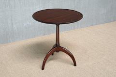 Frits Henningsen Frits Henningsen Three Legged Side Table in Mahogany Denmark 1940s - 4580028