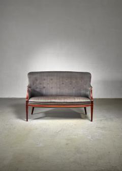 Frits Henningsen Frits Henningsen horsehair sofa Denmark 1940s - 1091919