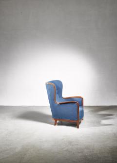 Frits Henningsen Frits Henningsen wingback chair Denmark 1940s - 956925