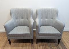 Frits Henningsen Pair of Danish Club Chairs Frits Henningsen - 4233921