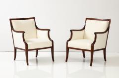 Frits Henningsen Pair of Frits Henningsen Mahogany Armchairs circa 1940s - 3104621