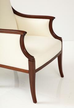 Frits Henningsen Pair of Frits Henningsen Mahogany Armchairs circa 1940s - 3104625