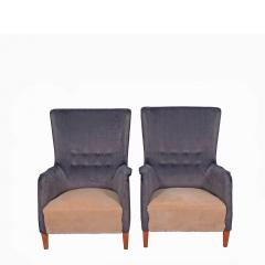 Frits Henningsen Pair1940s Easy Chairs attributed to Frits Henningsen - 841110