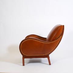 Frits Henningsen Rare Early Mahogany Lounge Chair by Frits Henningsen 1930s - 4743502