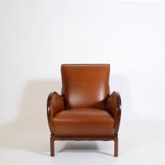 Frits Henningsen Rare Early Mahogany Lounge Chair by Frits Henningsen 1930s - 4743506