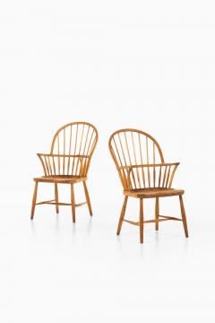 Frits Henningsen Windsor Dining Chairs Model CH 18A Produced by Carl Hansen S n - 1912850