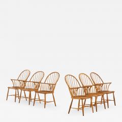 Frits Henningsen Windsor Dining Chairs Model CH 18A Produced by Carl Hansen S n - 1913331