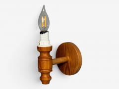 Frits Lindgren Swedish Modern Wall Sconce Pine Sweden 1960s - 4718718