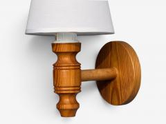 Frits Lindgren Swedish Modern Wall Sconce Pine Sweden 1960s - 4718719