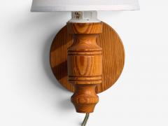 Frits Lindgren Swedish Modern Wall Sconce Pine Sweden 1960s - 4718722