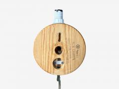 Frits Lindgren Swedish Modern Wall Sconce Pine Sweden 1960s - 4718723