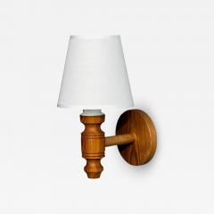 Frits Lindgren Swedish Modern Wall Sconce Pine Sweden 1960s - 4718725
