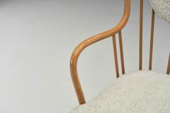Fritz Hansen 1774 Armchairs by Aage Herman Olsen Model for Fritz Hansen Denmark 1940s - 4082704