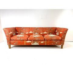 Fritz Hansen 1940s Danish Sofa Upholstered in Vintage Designer Swan Upholstery - 4577276