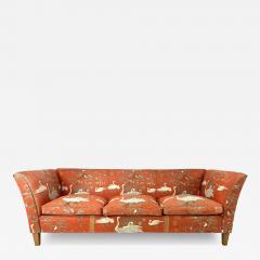 Fritz Hansen 1940s Danish Sofa Upholstered in Vintage Designer Swan Upholstery - 4578712