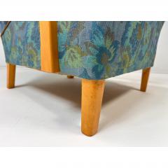 Fritz Hansen 1950s Swedish High Back Lounge Chair - 4599598