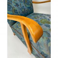 Fritz Hansen 1950s Swedish High Back Lounge Chair - 4599601
