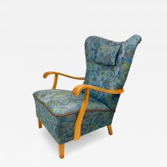 Fritz Hansen 1950s Swedish High Back Lounge Chair - 4603252