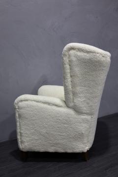 Fritz Hansen Fritz Hansen Attributed Lounge Chair in Sheepskin Upholstery Model 1672 - 2661103