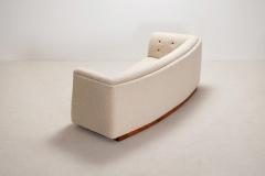 Fritz Hansen Fritz Hansen Model 1668 Three Seat Sofa Wool Boucl Fabric Circa 1940 - 4087602