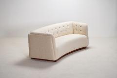 Fritz Hansen Fritz Hansen Model 1668 Three Seat Sofa Wool Boucl Fabric Circa 1940 - 4087619