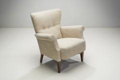 Fritz Hansen Fritz Hansen Upholstered Armchairs with Rolled Arms Denmark ca 1940s - 3213413