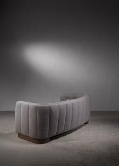 Fritz Hansen Fritz Hansen grey three seater sofa Denmark 1940s - 2699370