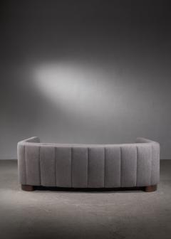 Fritz Hansen Fritz Hansen grey three seater sofa Denmark 1940s - 2699372