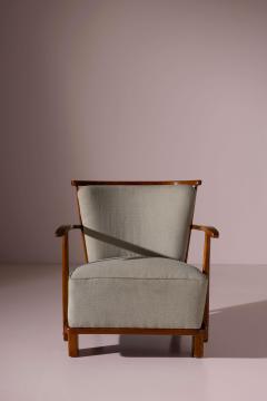 Fritz Hansen Fritz Hansen pair of easy chair made of oak and fabric Model 1590 Denmark 1942 - 4249651
