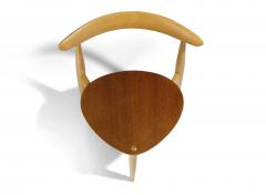 Fritz Hansen Hans Wegner Heart Dining Chair FH 4103 - 3726142