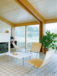 Fritz Hansen POUL KJAERHOLM PK24 CHAISE IN WICKER - 3014272