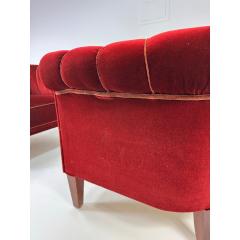 Fritz Hansen Pair of 1940s Swedish Lounge Chairs - 4571214