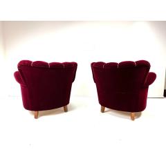 Fritz Hansen Pair of 1940s Swedish Lounge Chairs - 4571238