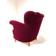 Fritz Hansen Pair of 1940s Swedish Lounge Chairs - 4571239
