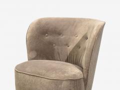 Fritz Hansen S ren Hansen Lounge Chairs Wool Beech Denmark 1940s - 4751907