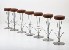 Fritz Hansen Scandinavian Midcentury Bar Stools by Piet Hein for Fritz Hansen - 1690158