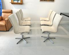 Fritz Hansen Six Oxford Chairs by Arne Jacobsen for Fritz Hansen - 4140350