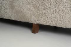 Fritz Hansen Three Seater Sofa in the manner of Fritz Hansen Denmark Mid 20th Century - 4385040