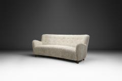 Fritz Hansen Three Seater Sofa in the manner of Fritz Hansen Denmark Mid 20th Century - 4385311