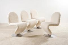 Fritz Hansen Verner Panton Set of Four A Chairs System 1 2 3 for Fritz Hansen 1970s - 3033578