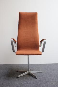 Fritz Hansen Vintage Oxford Swivel Desk Arm Chair by Arne Jacobsen for Fritz Hansen - 3271162