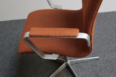 Fritz Hansen Vintage Oxford Swivel Desk Arm Chair by Arne Jacobsen for Fritz Hansen - 3271168
