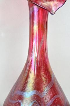 Fritz Heckert Jack In The Pulpit Glass Vase Art Nouveau Bohemia circa 1901 - 3415794