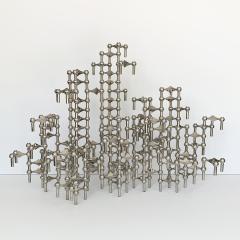 Fritz Nagel Set of 100 Piece Modular Candlestick Sculpture by Fritz Nagel and Caesar Stoffi - 1113459
