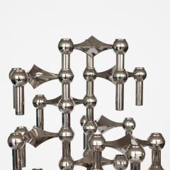 Fritz Nagel Set of 56 Piece Modular Candlestick Sculpture by Fritz Nagel and Caesar Stoffi - 907475