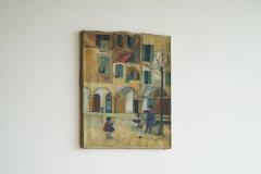 Fritz St ger Fritz St ger Wonderful and Highly Naive Oil on Canvas Switzerland 1928 - 4467938