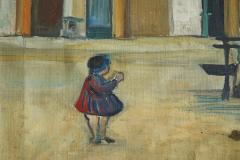 Fritz St ger Fritz St ger Wonderful and Highly Naive Oil on Canvas Switzerland 1928 - 4467939