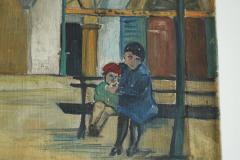 Fritz St ger Fritz St ger Wonderful and Highly Naive Oil on Canvas Switzerland 1928 - 4467941